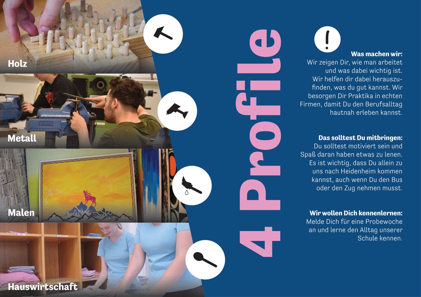 Flyer: BVE Heidenheim – 4 Profile